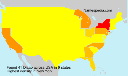 Surname Diaab in USA Surname Diaab in USA