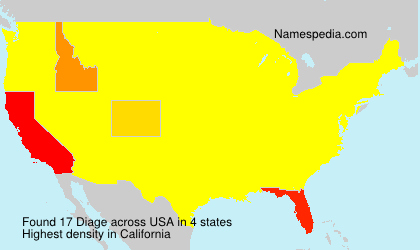 Surname Diage in USA Surname Diage in USA