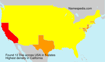 Surname Diai in USA Surname Diai in USA