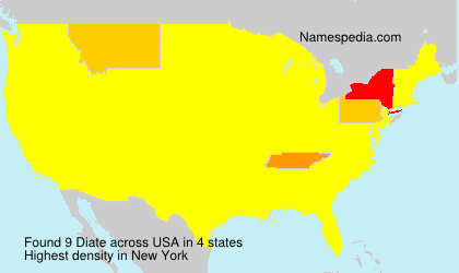 Surname Diate in USA Surname Diate in USA