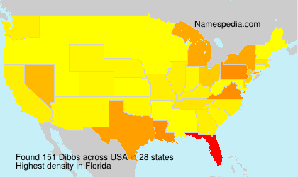 Surname Dibbs in USA Surname Dibbs in USA