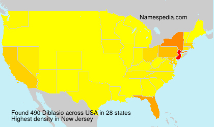 Surname Diblasio in USA Surname Diblasio in USA
