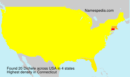 Surname Dichele in USA Surname Dichele in USA