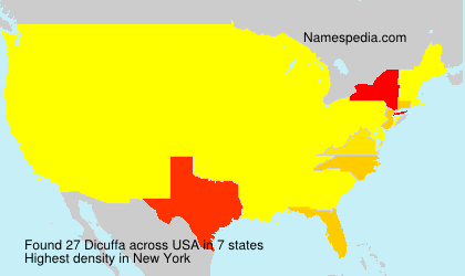 Surname Dicuffa in USA Surname Dicuffa in USA