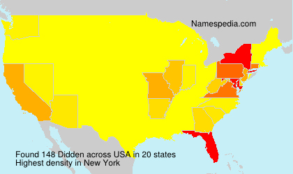 Surname Didden in USA Surname Didden in USA