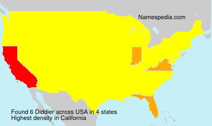 Surname Diddier in USA Surname Diddier in USA