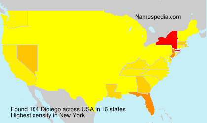 Surname Didiego in USA Surname Didiego in USA