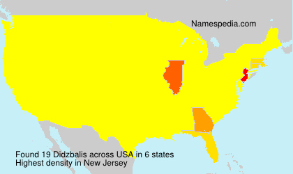 Surname Didzbalis in USA Surname Didzbalis in USA