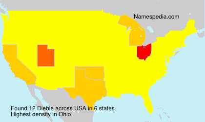 Surname Dieble in USA