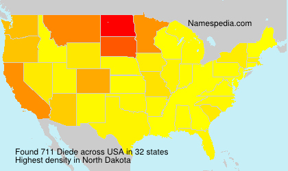 Surname Diede in USA Surname Diede in USA