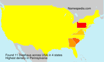Surname Diephaus in USA Surname Diephaus in USA