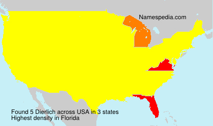 Surname Dierlich in USA Surname Dierlich in USA