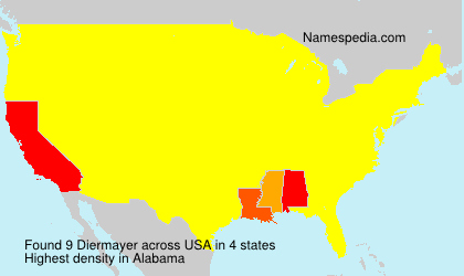 Surname Diermayer in USA Surname Diermayer in USA