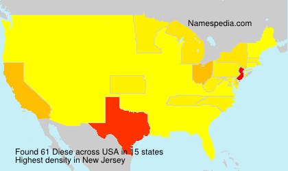 Surname Diese in USA Surname Diese in USA