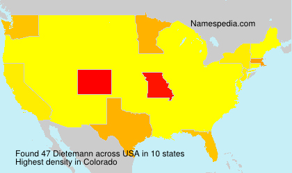 Surname Dietemann in USA Surname Dietemann in USA