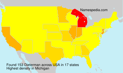 Surname Dieterman in USA Surname Dieterman in USA