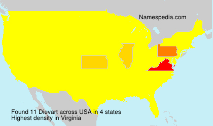 Surname Dievart in USA Surname Dievart in USA