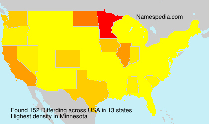 Surname Differding in USA Surname Differding in USA
