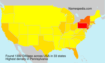 Surname Difilippo in USA Surname Difilippo in USA