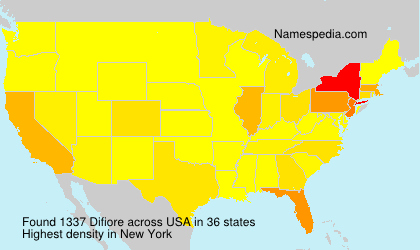 Surname Difiore in USA Surname Difiore in USA