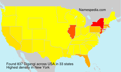 Surname Digangi in USA Surname Digangi in USA