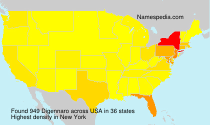 Surname Digennaro in USA Surname Digennaro in USA