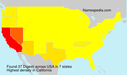 Surname Digesti in USA Surname Digesti in USA