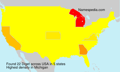 Surname Diget in USA Surname Diget in USA