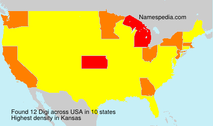 Surname Digi in USA Surname Digi in USA