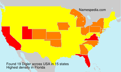 Surname Digler in USA Surname Digler in USA