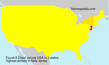 Surname Digori in USA Surname Digori in USA