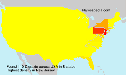 Surname Digrazio in USA Surname Digrazio in USA