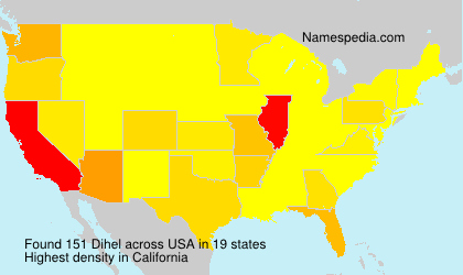 Surname Dihel in USA Surname Dihel in USA