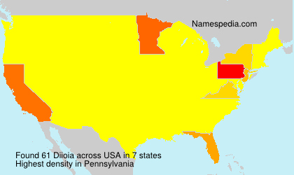 Surname Diioia in USA Surname Diioia in USA