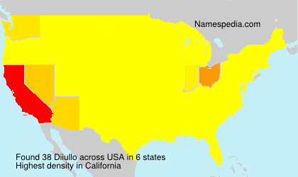 Surname Diiullo in USA Surname Diiullo in USA