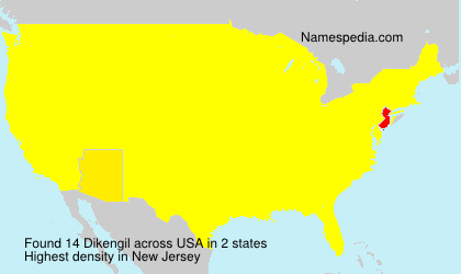 Surname Dikengil in USA Surname Dikengil in USA