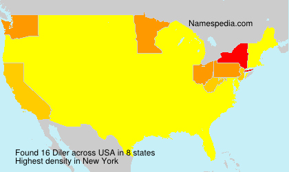 Surname Diler in USA Surname Diler in USA