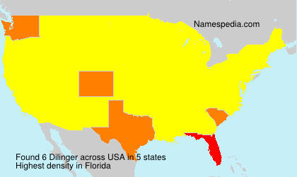 Surname Dilinger in USA Surname Dilinger in USA