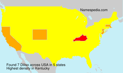 Surname Diliso in USA Surname Diliso in USA