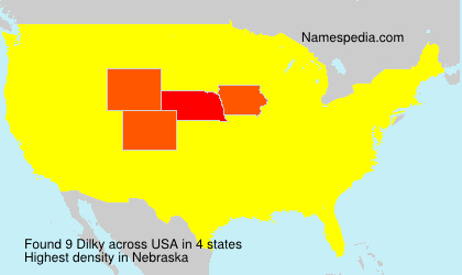 Surname Dilky in USA