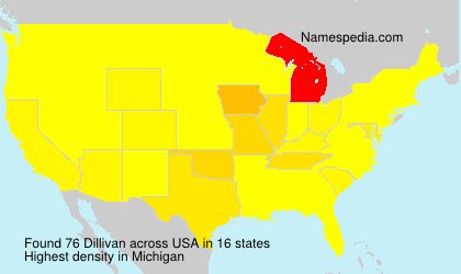 Surname Dillivan in USA Surname Dillivan in USA