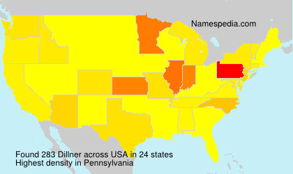 Surname Dillner in USA Surname Dillner in USA