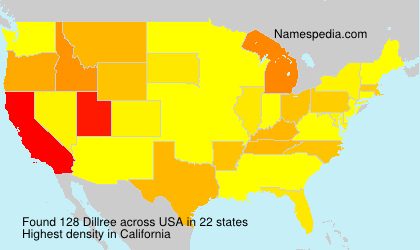 Surname Dillree in USA Surname Dillree in USA