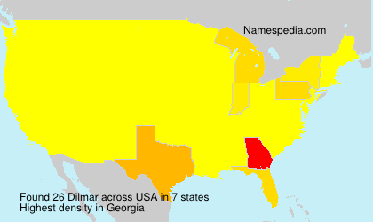 Surname Dilmar in USA Surname Dilmar in USA