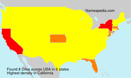 Surname Dilsa in USA Surname Dilsa in USA