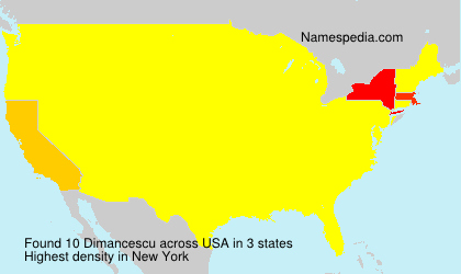 Surname Dimancescu in USA Surname Dimancescu in USA