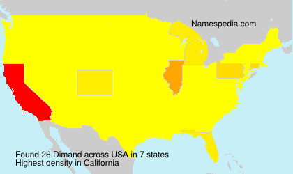 Surname Dimand in USA Surname Dimand in USA