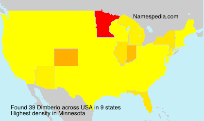 Surname Dimberio in USA Surname Dimberio in USA