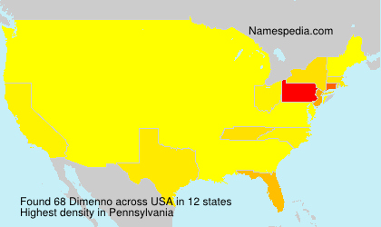 Surname Dimenno in USA Surname Dimenno in USA