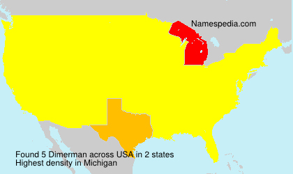 Surname Dimerman in USA Surname Dimerman in USA